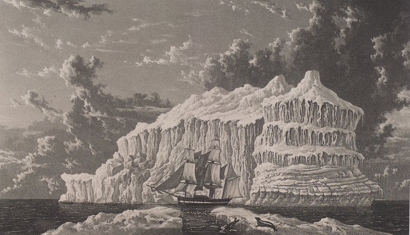 "Iceberg in Baffins Bay," by William Westall, July 1819; image courtesy Toronto Public Library (CC BY-SA 2.0)