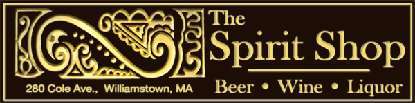 Advertisement for The Spirit Shop, Williamstown, Massachusetts