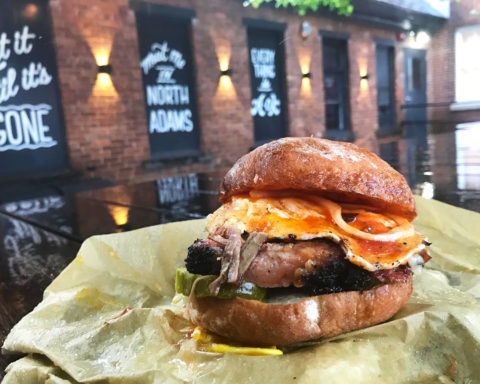 The unadvertised Brisket, Egg & cheese sandwich is legendary, and not just because it's a limited edition; photo by Jason Velázquez.