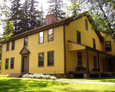 Herman Melville’s Arrowhead house in Pittsfield, Massachusetts, home of the Berkshire County Historical Society and site of family day event